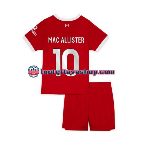 Lapset Liverpool Alexis Mac Allister 10 2023-2024 Lyhythihainen Fanipaita ,Koti