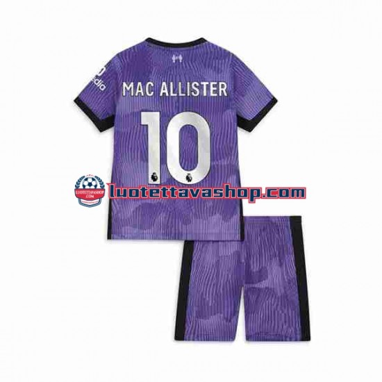 Lapset Liverpool Alexis Mac Allister 10 2023-2024 Lyhythihainen Fanipaita ,Kolmas