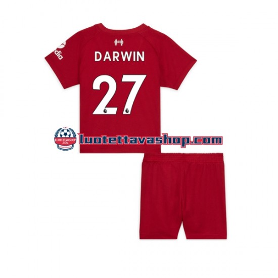 Lapset Liverpool Darwin Nunez 27 2022-2023 Lyhythihainen Fanipaita ,Koti