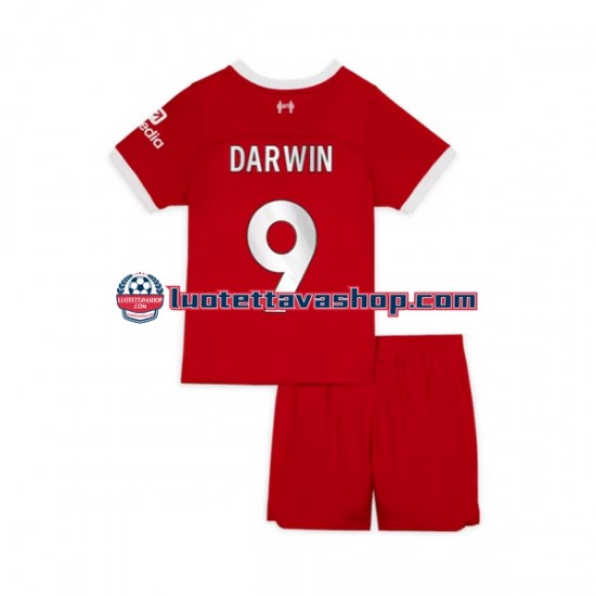 Lapset Liverpool Darwin Nunez 9 2023-2024 Lyhythihainen Fanipaita ,Koti