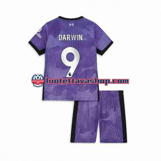 Lapset Liverpool Darwin Nunez 9 2023-2024 Lyhythihainen Fanipaita ,Kolmas