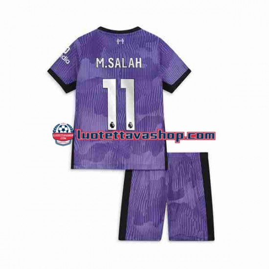 Lapset Liverpool M.Salah 11 2023-2024 Lyhythihainen Fanipaita ,Kolmas