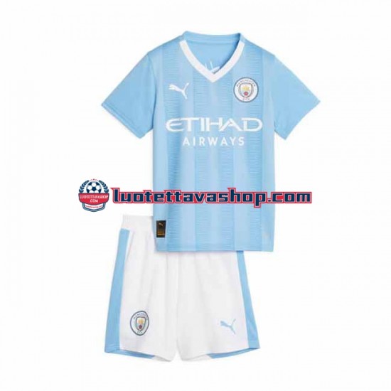 Lapset Manchester City 2023-2024 Lyhythihainen Fanipaita ,Koti