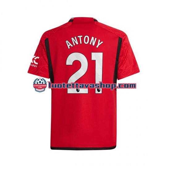 Miehet Manchester United Antony Matheus 21 2023-2024 Lyhythihainen Fanipaita ,Koti