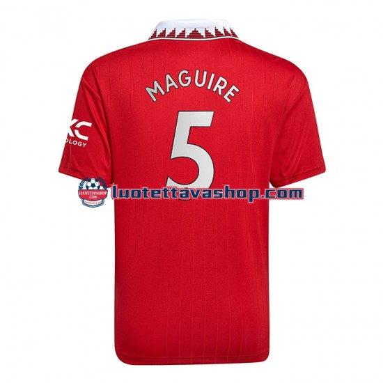 Miehet Manchester United Harry Maguire 5 2022-2023 Lyhythihainen Fanipaita ,Koti