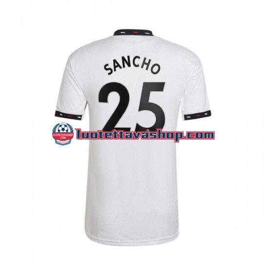 Miehet Manchester United Jadon Sancho 25 2022-2023 Lyhythihainen Fanipaita ,Vieras