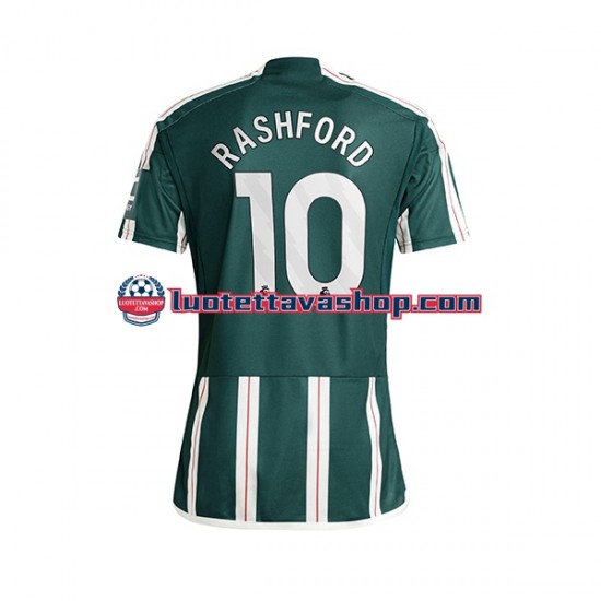 Miehet Manchester United Marcus Rashford 10 2023-2024 Lyhythihainen Fanipaita ,Vieras