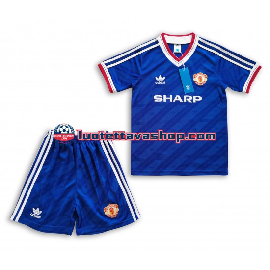 Lapset Manchester United Retro 1986 Lyhythihainen Fanipaita ,Vieras