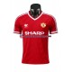 Miehet Manchester United Retro 1986 Lyhythihainen Fanipaita ,Koti