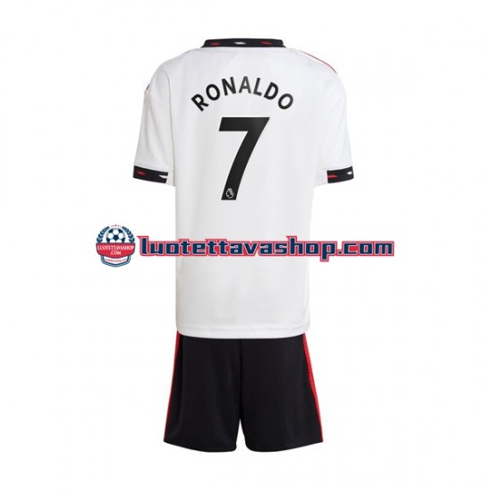 Lapset Manchester United Ronaldo 7 2022-2023 Lyhythihainen Fanipaita ,Vieras