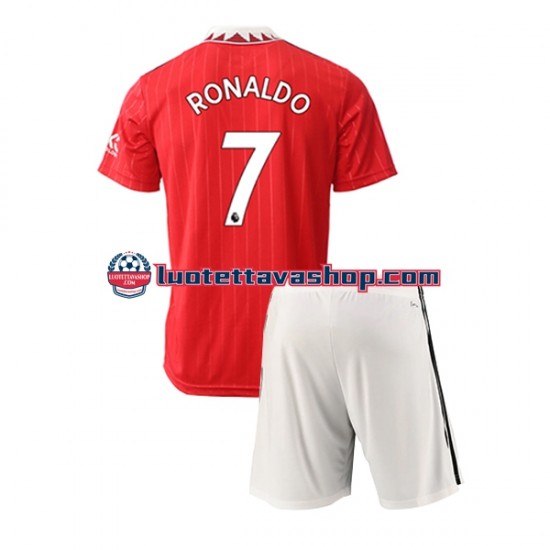 Lapset Manchester United Ronaldo 7 2022-2023 Lyhythihainen Fanipaita ,Koti