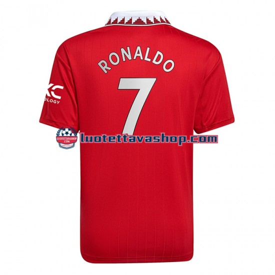 Miehet Manchester United Ronaldo 7 2022-2023 Lyhythihainen Fanipaita ,Koti