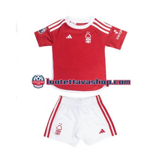 Lapset Nottingham Forest 2023-2024 Lyhythihainen Fanipaita ,Koti