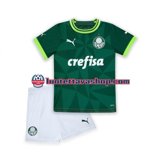 Lapset Palmeiras 2023-2024 Lyhythihainen Fanipaita ,Koti