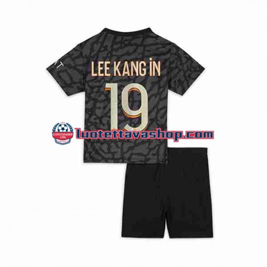 Lapset Paris Saint-Germain Lee Kang In 19 2023-2024 Lyhythihainen Fanipaita ,Kolmas