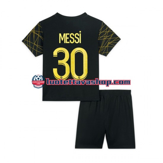 Lapset Paris Saint-Germain Lionel Messi 30 2022-2023 Lyhythihainen Fanipaita ,Neljäs