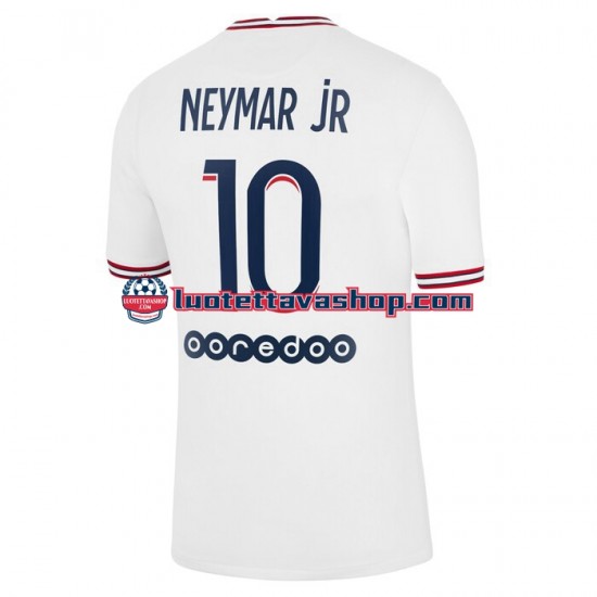Miehet Paris Saint-Germain Neymar Jr 10 2021-2022 Lyhythihainen Fanipaita ,Neljäs
