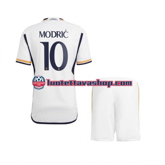 Lapset Real Madrid Modric 10 2023-2024 Lyhythihainen Fanipaita ,Koti