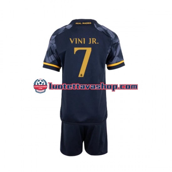 Lapset Real Madrid Vinicius Junior 7 2023-2024 Lyhythihainen Fanipaita ,Vieras