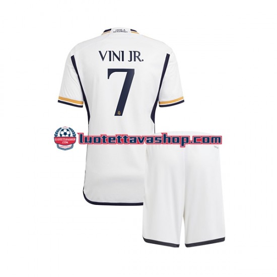 Lapset Real Madrid Vinicius Junior 7 2023-2024 Lyhythihainen Fanipaita ,Koti