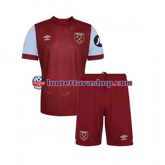 Lapset West Ham United 2023-2024 Lyhythihainen Fanipaita ,Koti