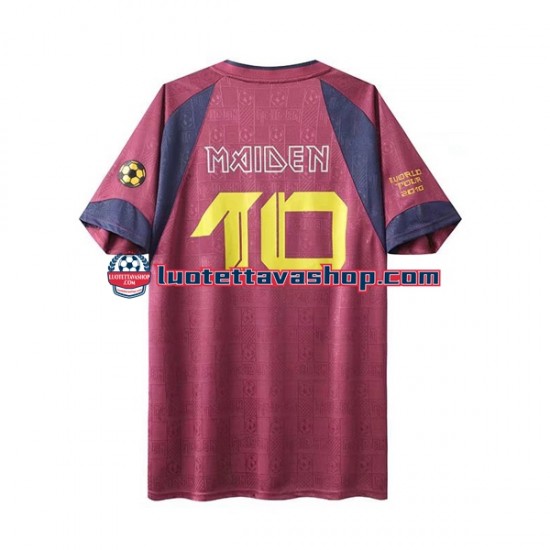 Miehet West Ham United Retro Iron Maiden 2010 Lyhythihainen Fanipaita ,Vieras