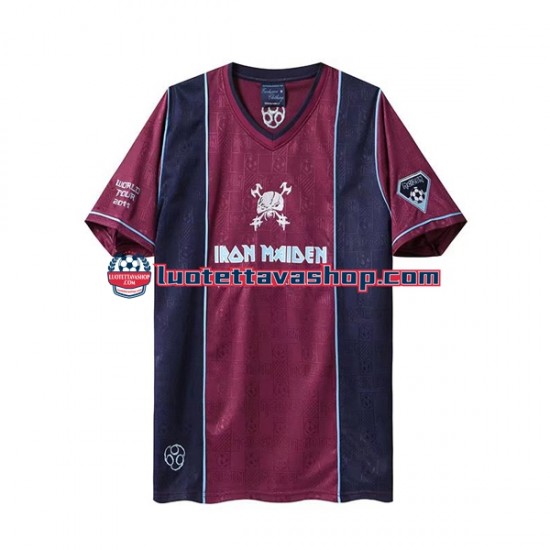 Miehet West Ham United Retro Iron Maiden 2011 Lyhythihainen Fanipaita ,Vieras