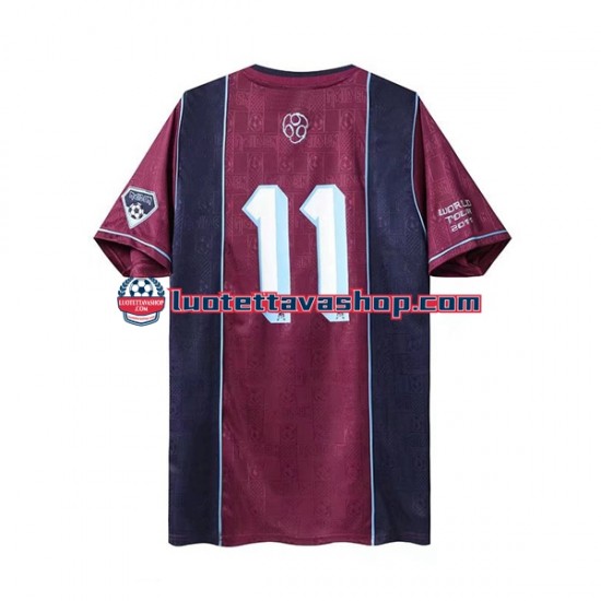 Miehet West Ham United Retro Iron Maiden 2011 Lyhythihainen Fanipaita ,Vieras