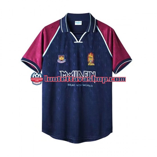 Miehet West Ham United Retro Iron Maiden 1999 Lyhythihainen Fanipaita ,Koti