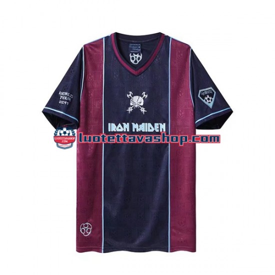 Miehet West Ham United Retro Iron Maiden 2011 Lyhythihainen Fanipaita ,Koti