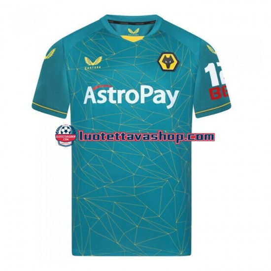 Miehet Wolverhampton Wanderers 2022-2023 Lyhythihainen Fanipaita ,Vieras