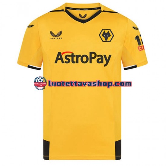 Miehet Wolverhampton Wanderers 2022-2023 Lyhythihainen Fanipaita ,Koti