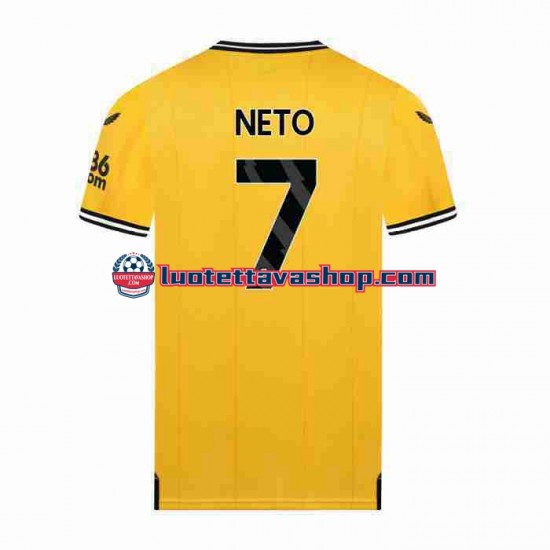 Miehet Wolverhampton Wanderers NETO 7 2023-2024 Lyhythihainen Fanipaita ,Koti