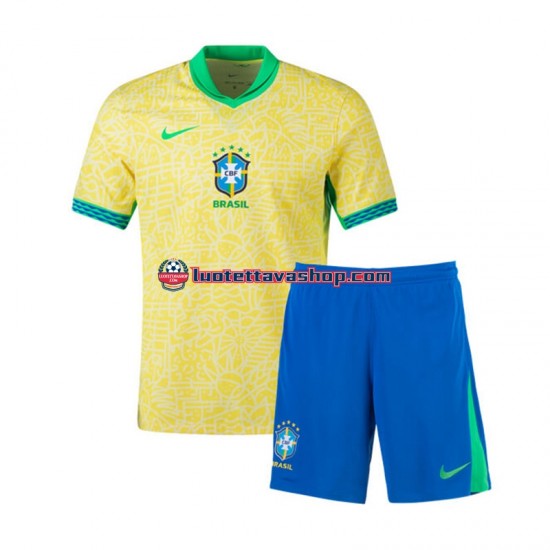 Lapset Brasilia Copa America 2024 Lyhythihainen Fanipaita ,Koti