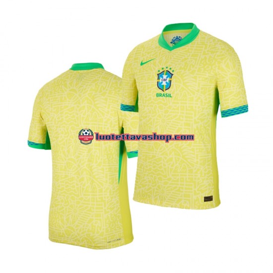 Miehet Brasilia Copa America 2024 Lyhythihainen Fanipaita ,Koti
