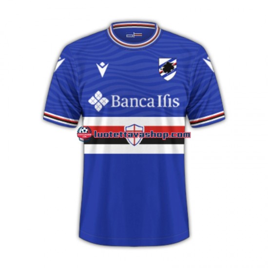 Miehet Sampdoria 2023-2024 Lyhythihainen Fanipaita ,Koti