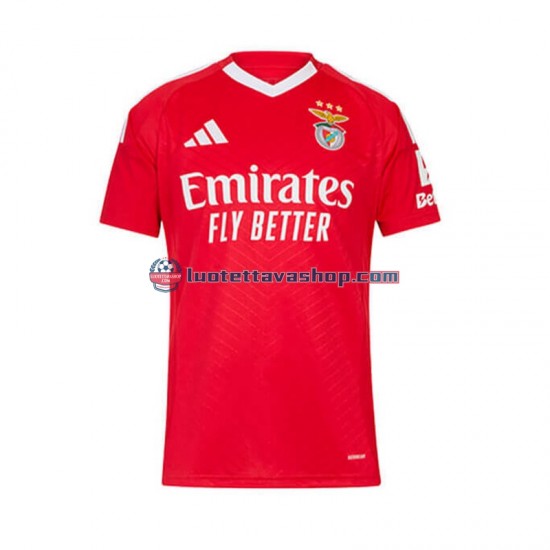 Miehet Benfica 2024-2025 Punainen Lyhythihainen Fanipaita ,Koti