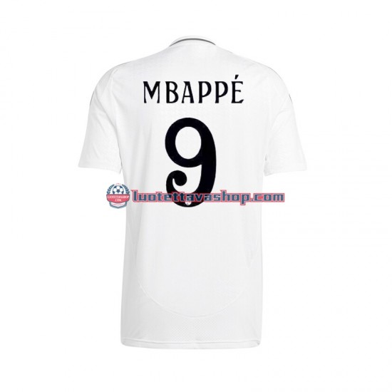 Miehet Real Madrid Kylian Mbappe 9 2024-2025 Lyhythihainen Fanipaita ,Koti