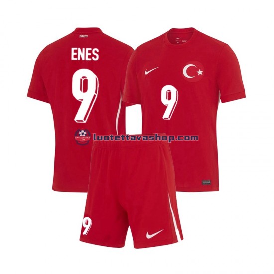 Lapset Turkki Enes Unal 9 Euro 2024 Lyhythihainen Fanipaita ,Vieras