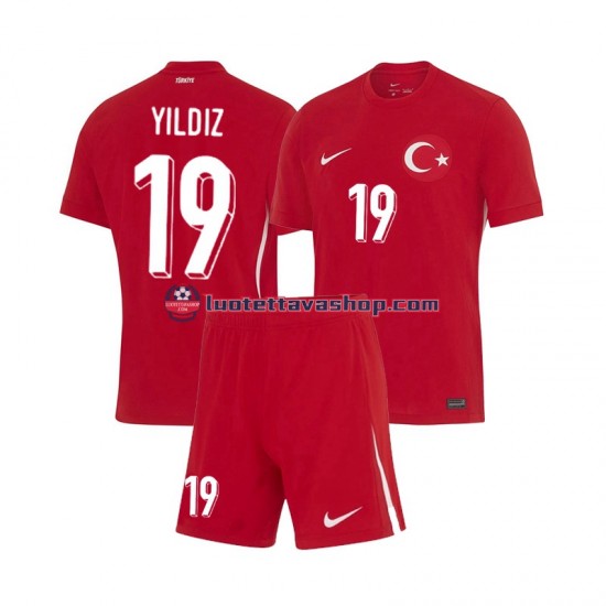 Lapset Turkki Kenan Yıldız 19 Euro 2024 Lyhythihainen Fanipaita ,Vieras