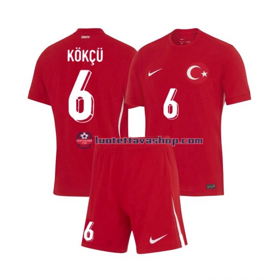 Lapset Turkki Orkun Kokcu 6 Euro 2024 Lyhythihainen Fanipaita ,Vieras