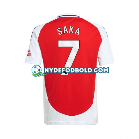 Miehet Arsenal Bukayo Saka 7 2024-2025 Punainen Lyhythihainen Fanipaita ,Koti