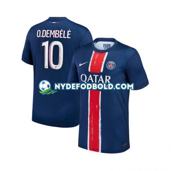 Miehet Paris Saint-Germain Ousmane Dembele 10 2024-2025 Lyhythihainen Fanipaita ,Koti